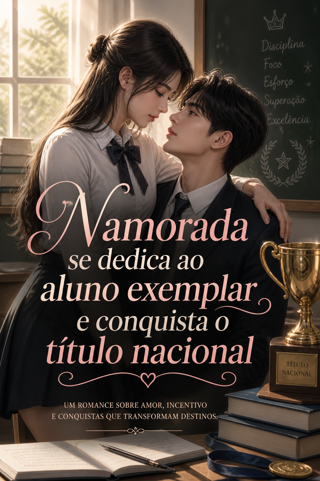 Namorada se dedica ao aluno exemplar e conquista o título nacional
