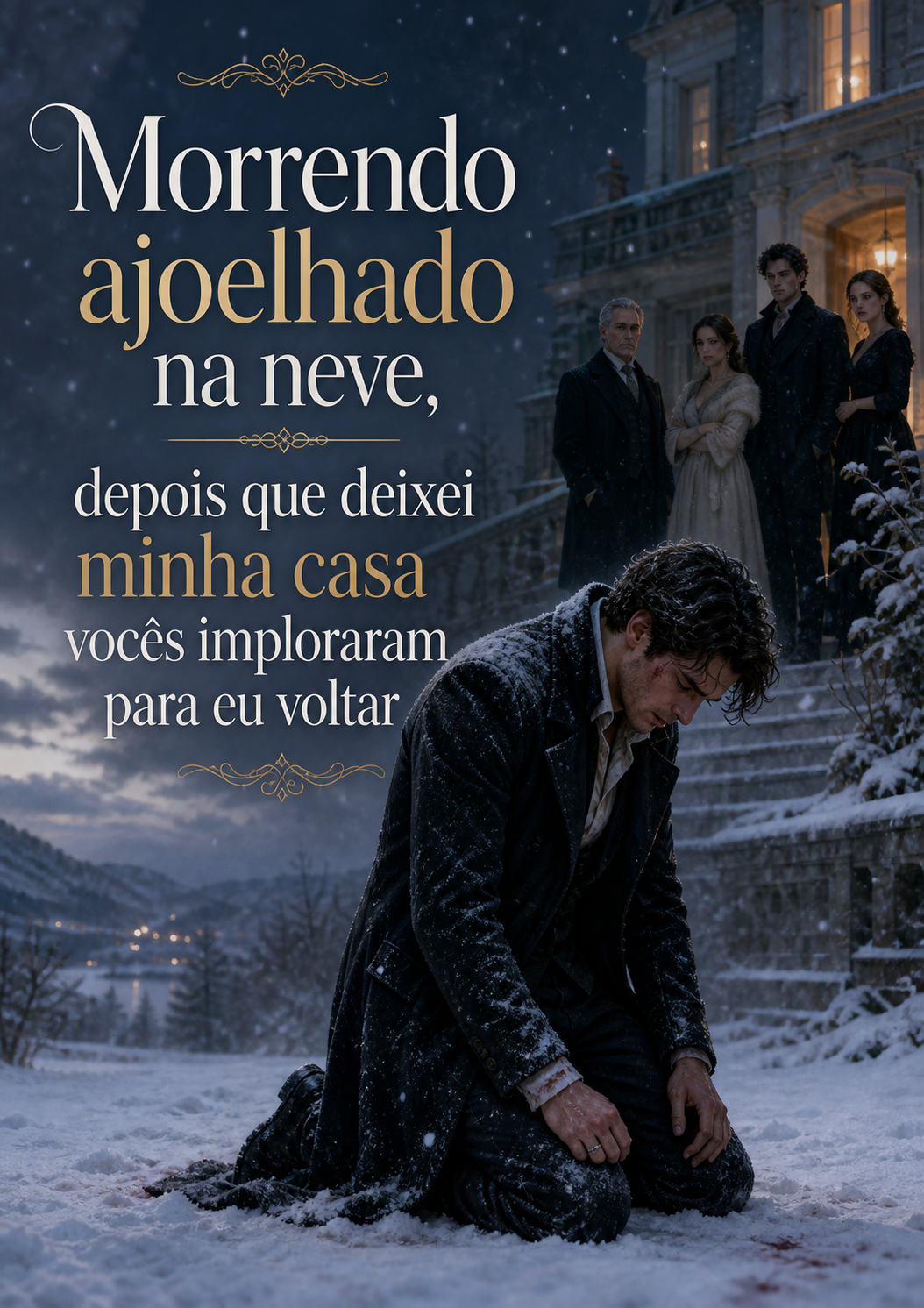 Morrendo ajoelhado na neve, depois que deixei minha casa vocês imploraram para eu voltar