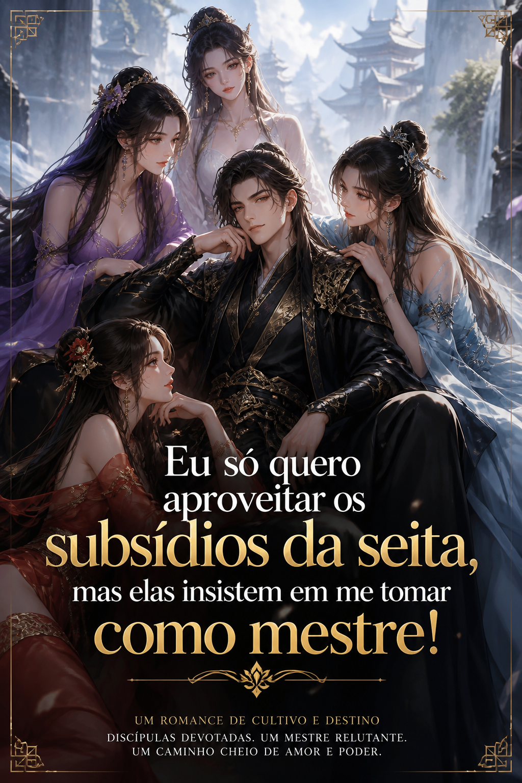 Eu só quero aproveitar os subsídios da seita, mas elas insistem em me tomar como mestre!